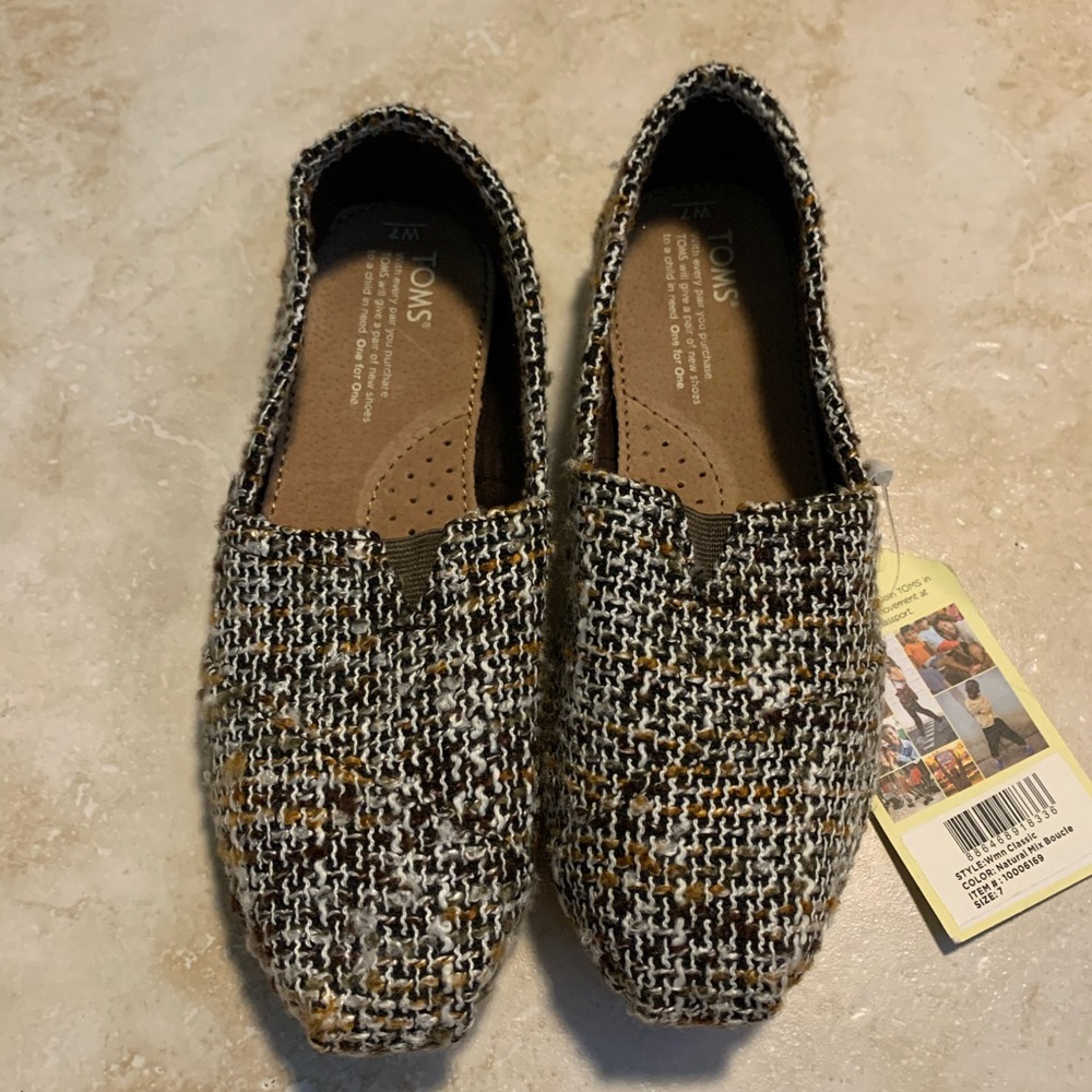 COPY - Tom’s Women’s Classic Slip On - Natural Mix Boucle